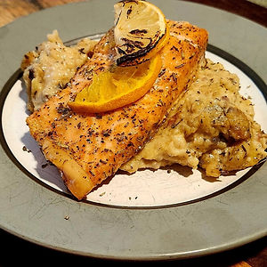 Broiled Salmon