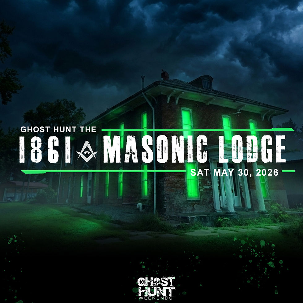 1861 Masonic Lodge Ghost Hunt