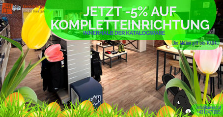 -5% Auf Kompletteinrichtung (Katalogware)