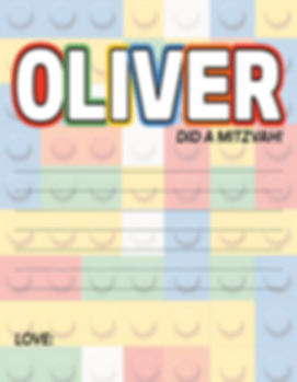 Brick by Brick Mitzvah Note