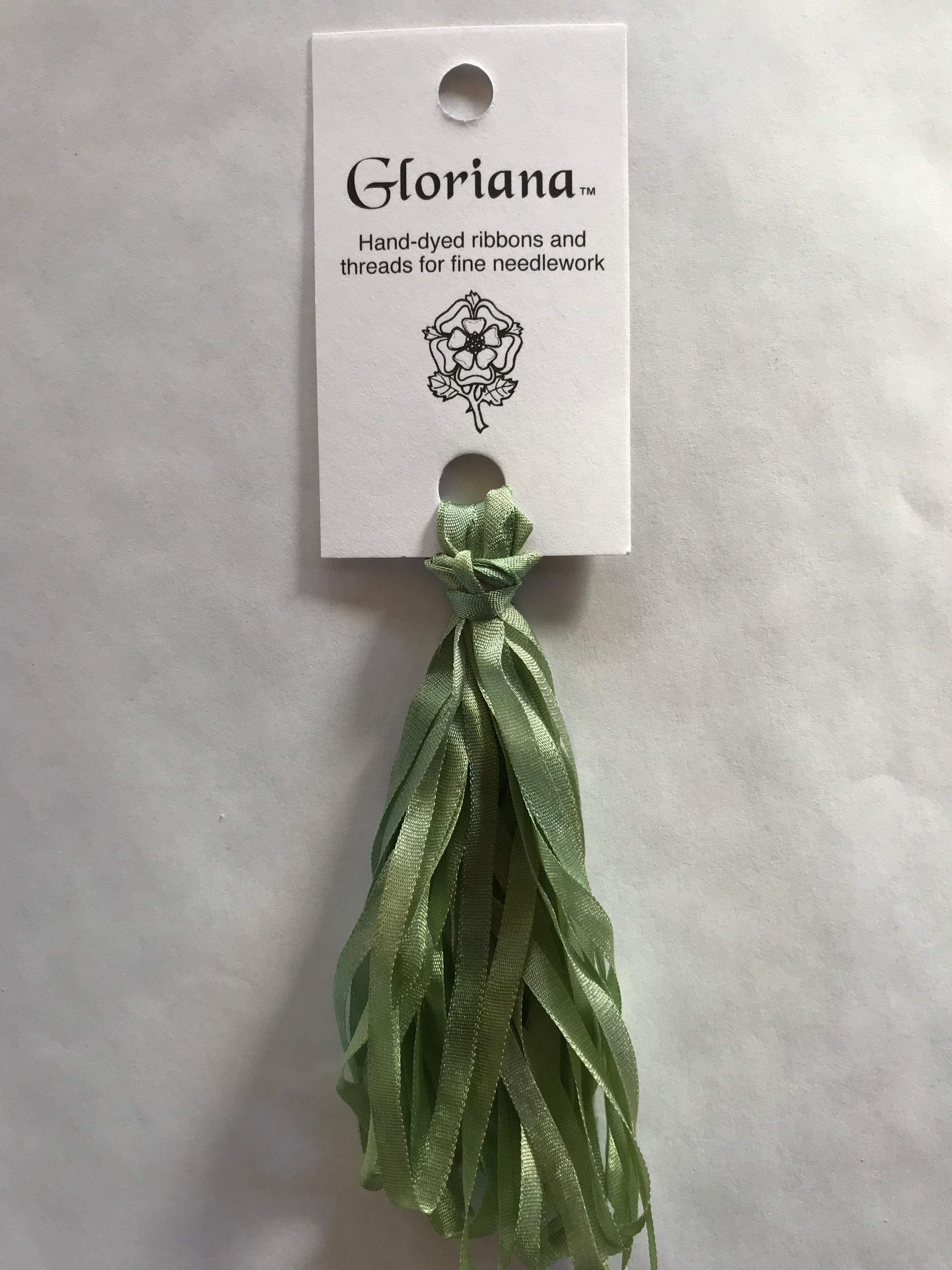Gloriana Silk Ribbon #120 Green Gables 4Mm