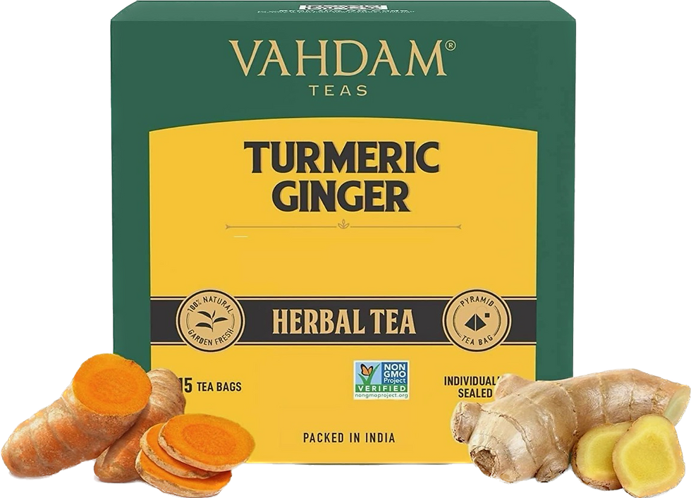 Turmeric and Ginger tea is super effective