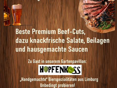 Beef, Beer & Beats geht in eine neue Runde...