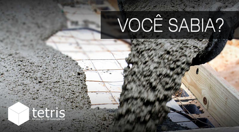 O concreto é o segundo material mais consumido no mundo