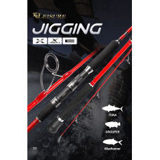 Noeby K5 6ft MH 200-500g PE 6-8 Fast Jigging Spin Rod 2pc