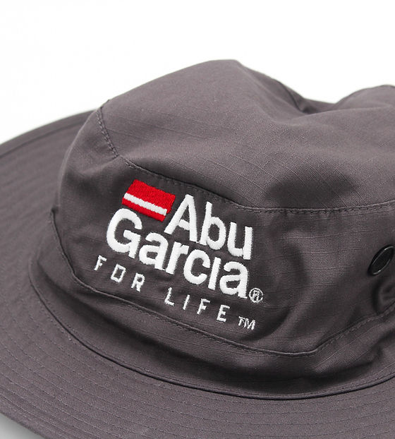 Abu Garcia Ripstop Bush Hat Wide Brim Grey | Bilimoria Fishing
