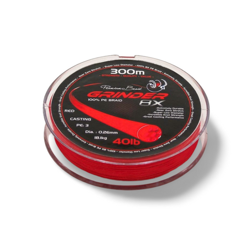 Grinder 8X Braid 300m | Bilimoria Fishing