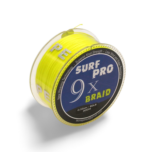Tecni Perline Surf Pro 9X Braid 600m | Bilimoria Fishing