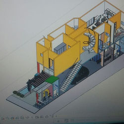 Projeto sendo estruturado na parte super