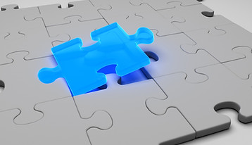Puzzle Piece Highlighted
