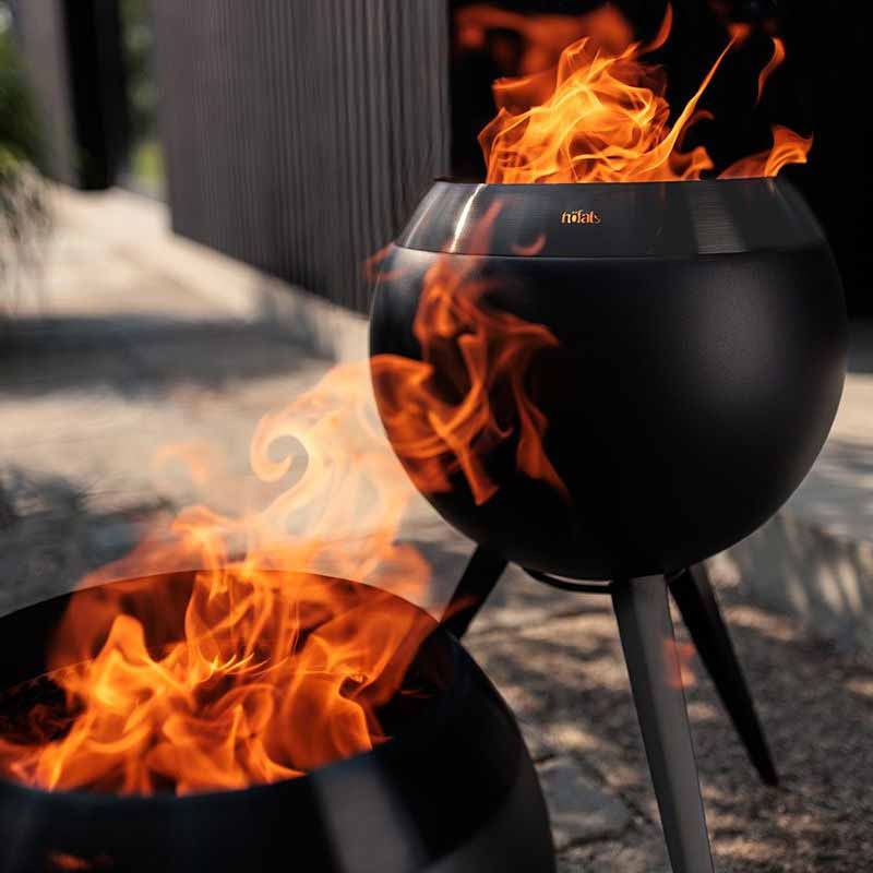 Thumbnail: Höfats MOON 45 Fire Basket with High Stand