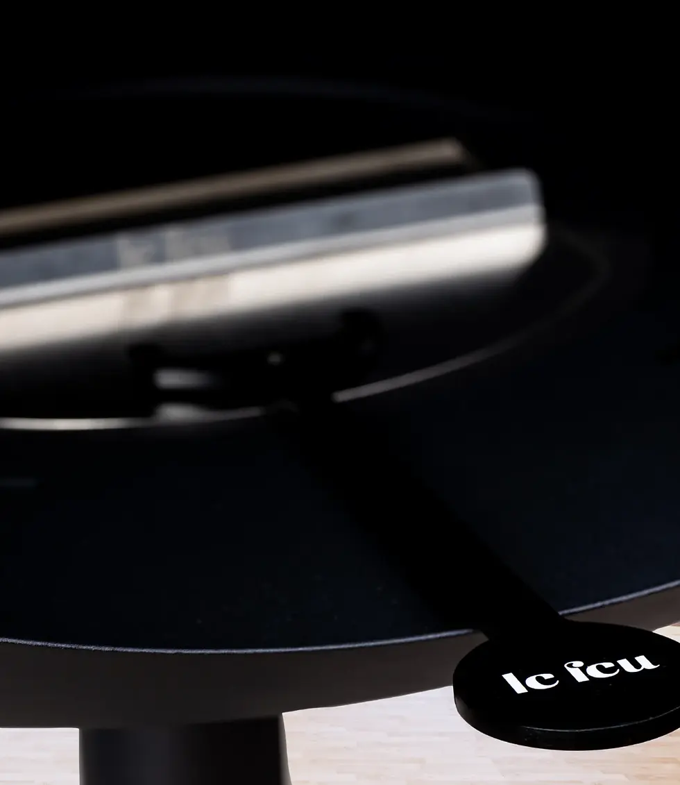 Thumbnail: Le Feu Dome 625 - Black Ground Steel High 