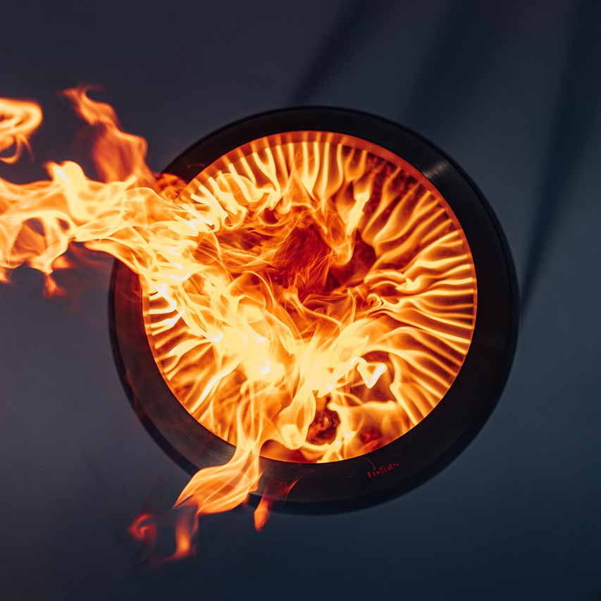 Thumbnail: Höfats MOON 45 Fire Basket with High Stand