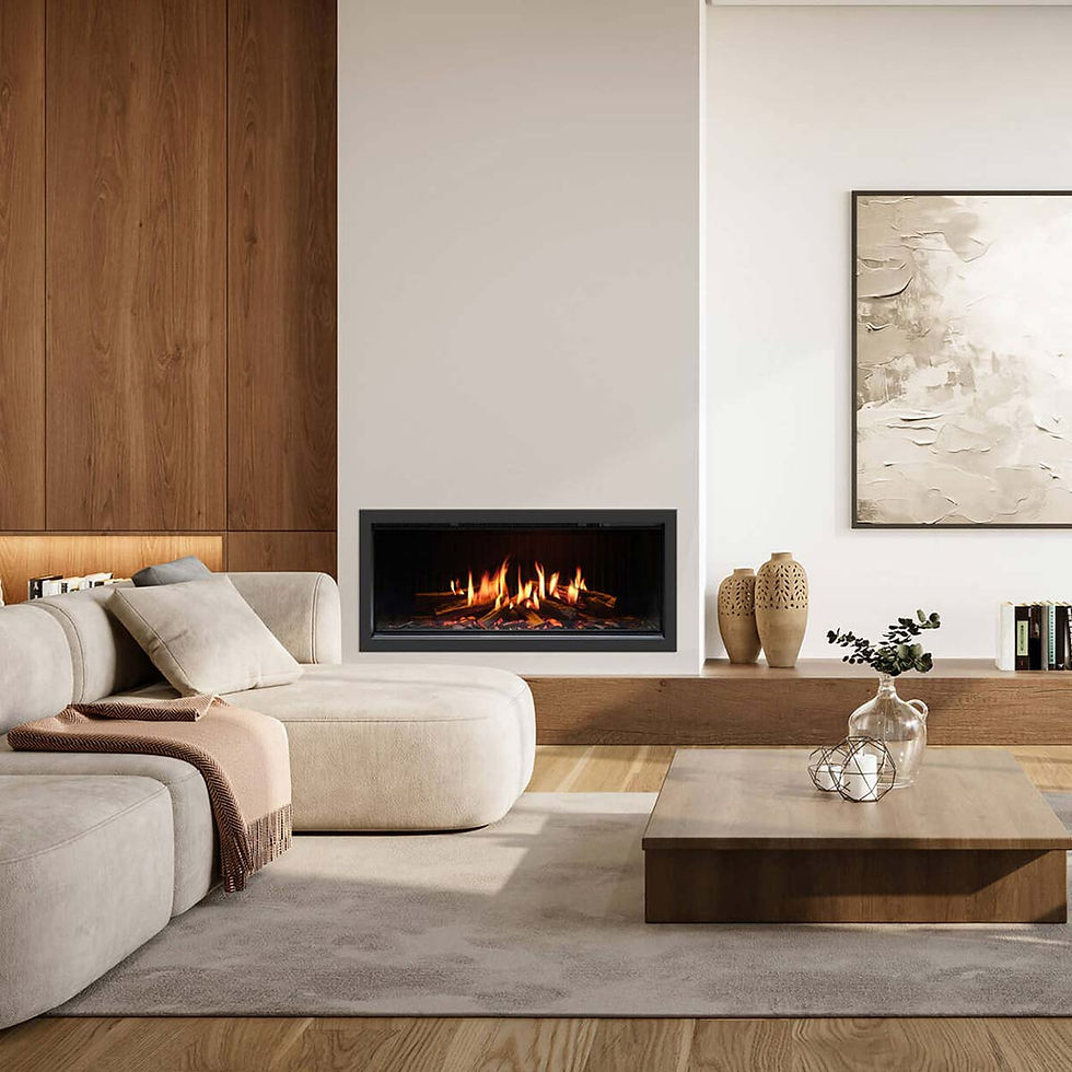 Thumbnail: Solus iX10 contemporary electric fire with glowing flames