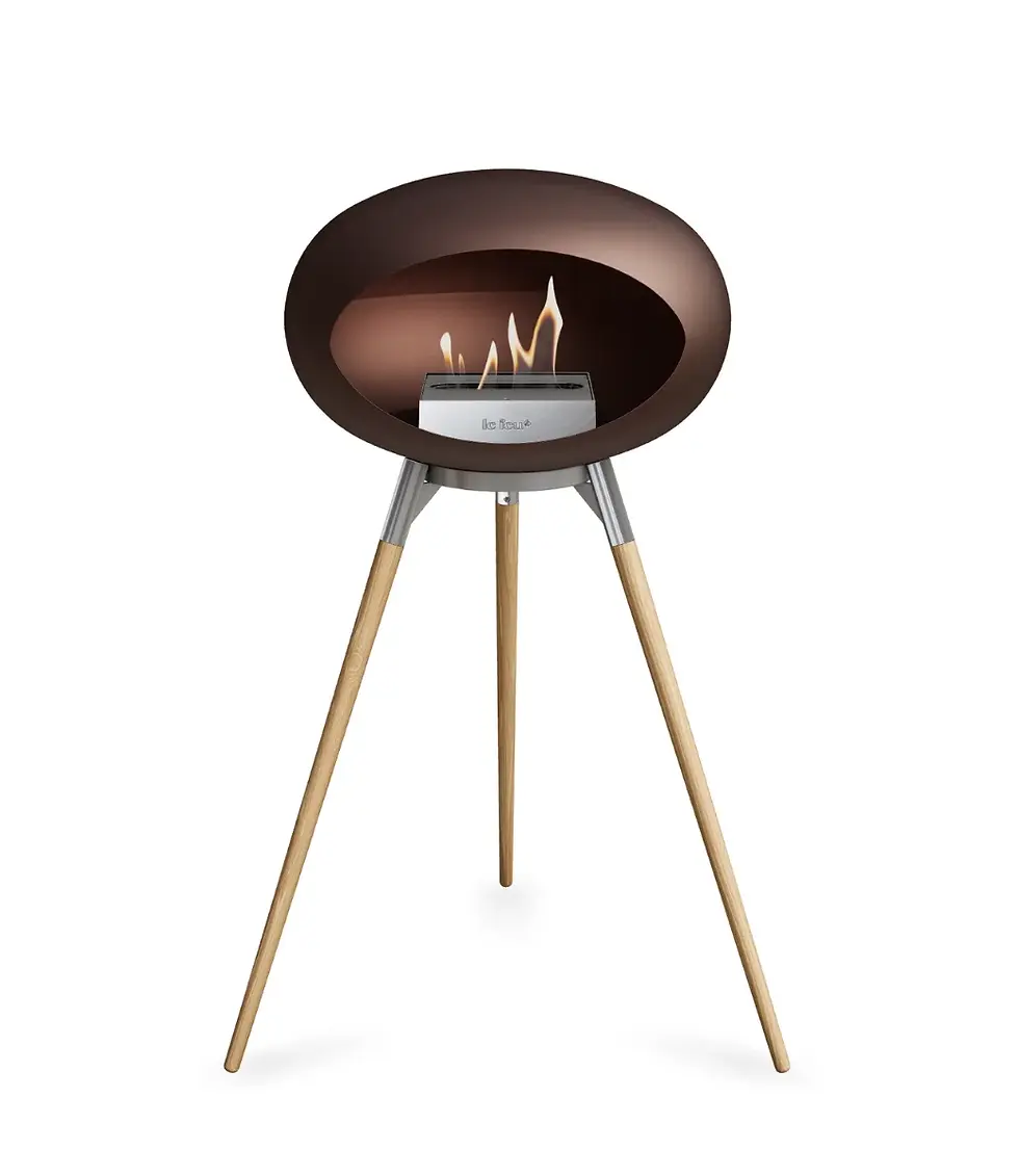 Le Feu Mocca Ground Wood High Bioethanol Fire