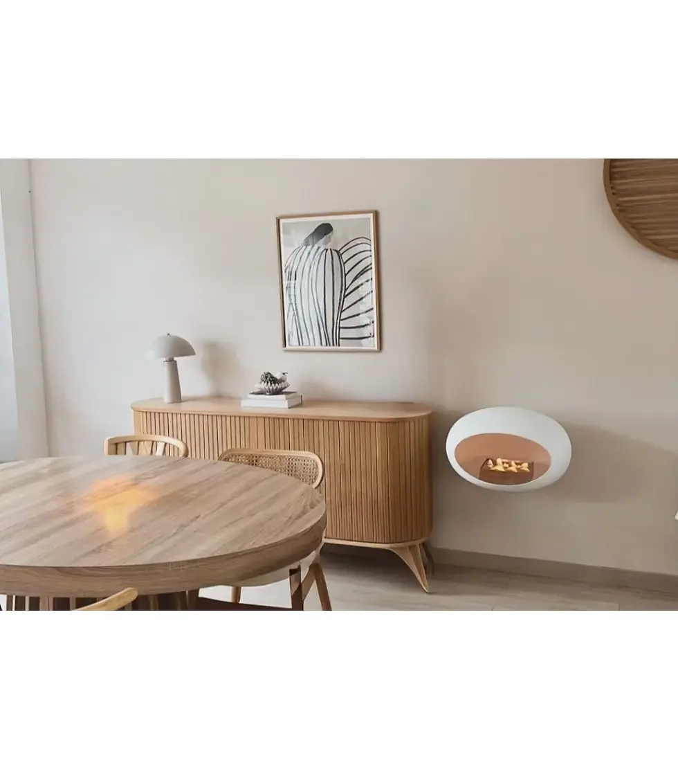 Thumbnail: Le Feu Wall White Bioethanol Fire