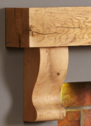 Solid Oak Medium Facia Beam