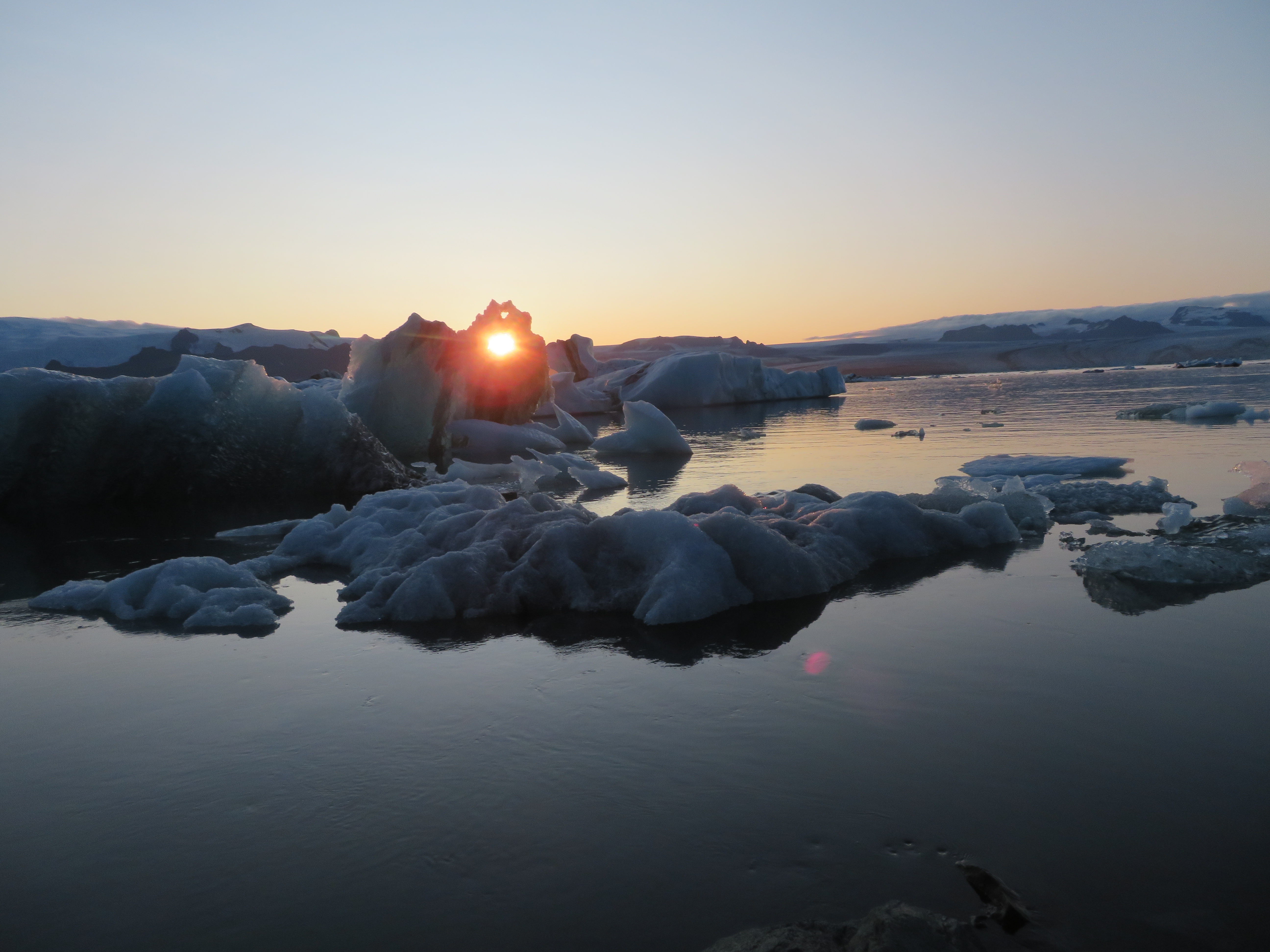 2019 Iceland Jokulsarlon lagoon sunset b