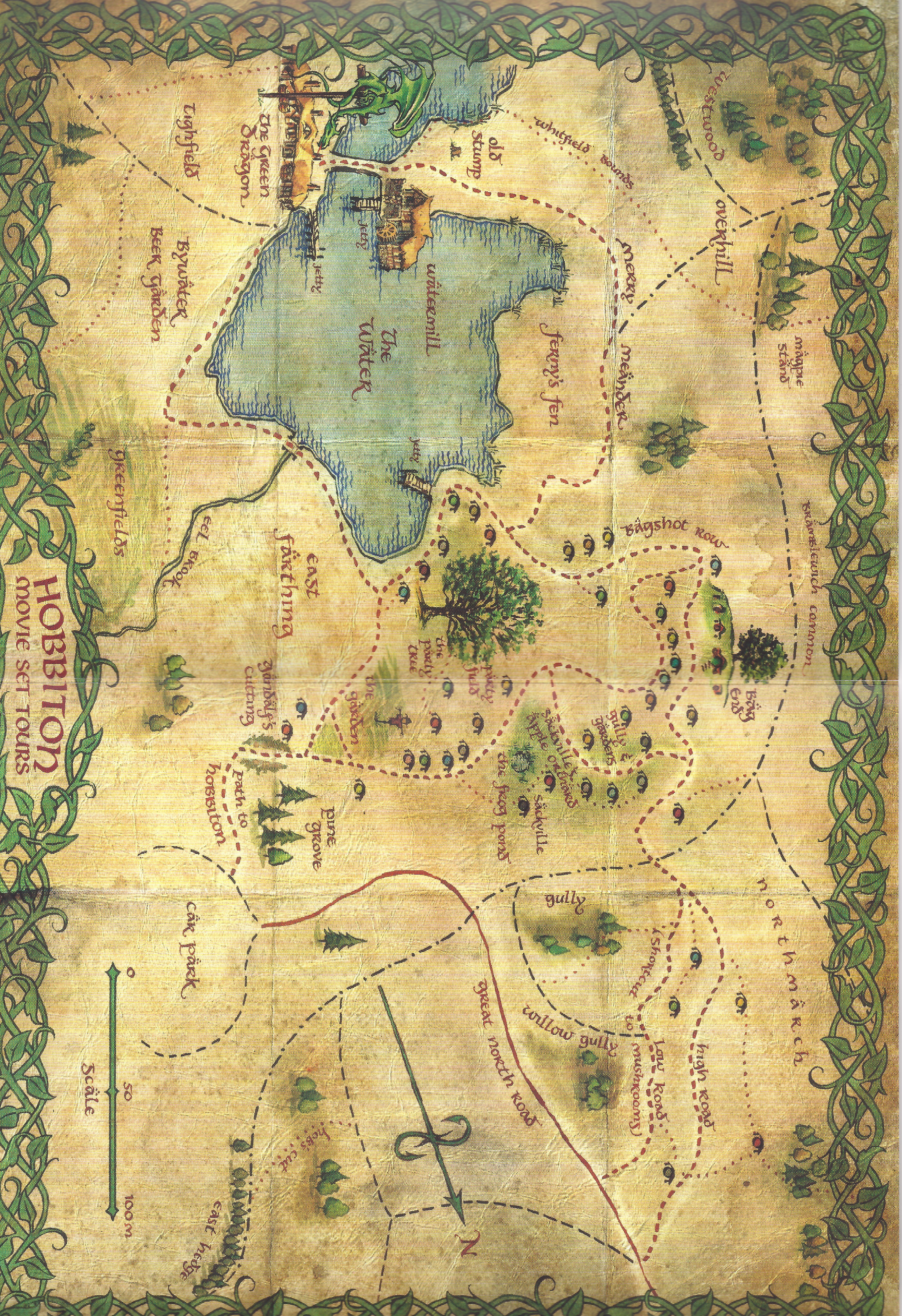 Hobbiton map