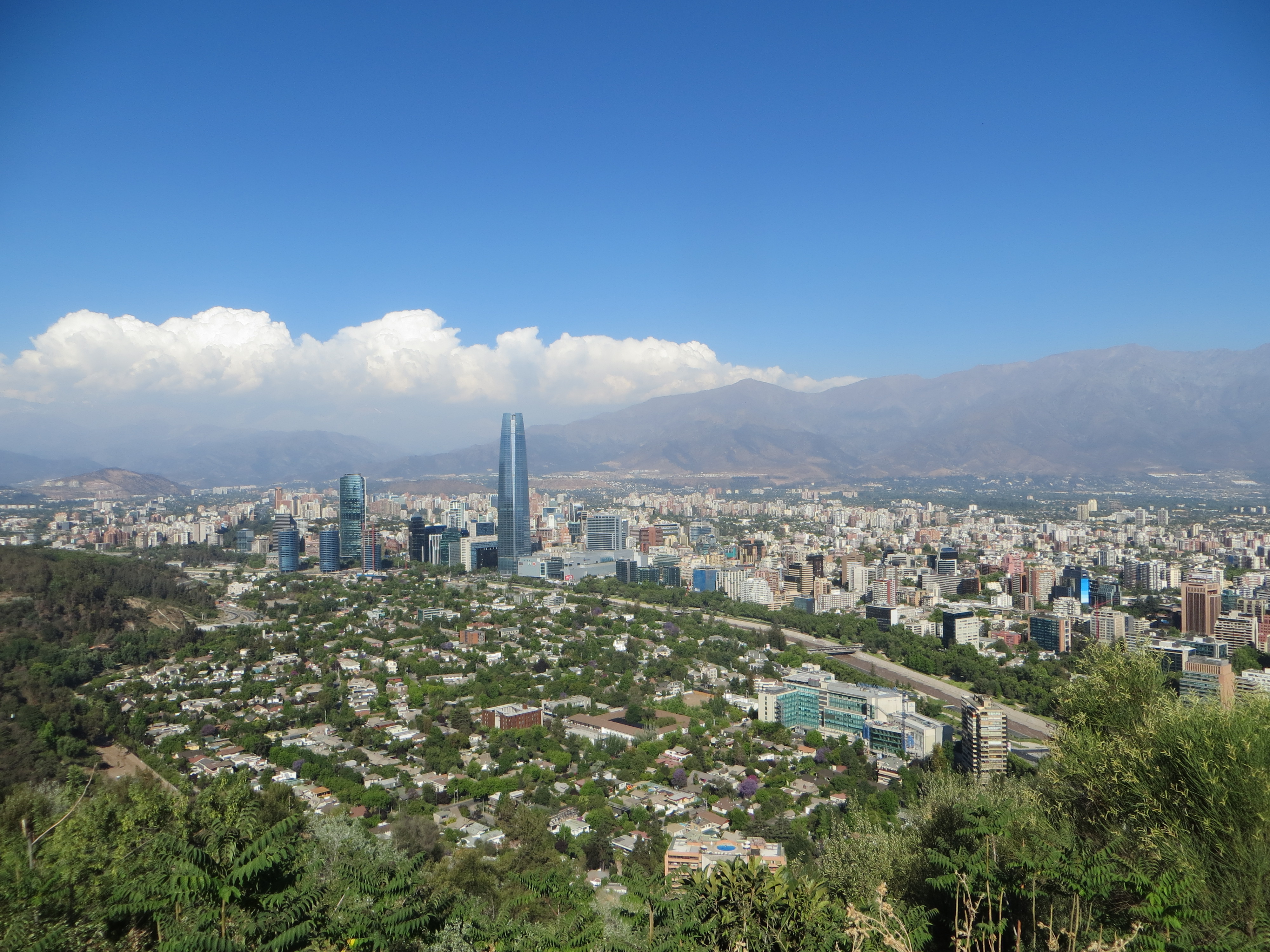 Santiago Chile cerro San Cristobal