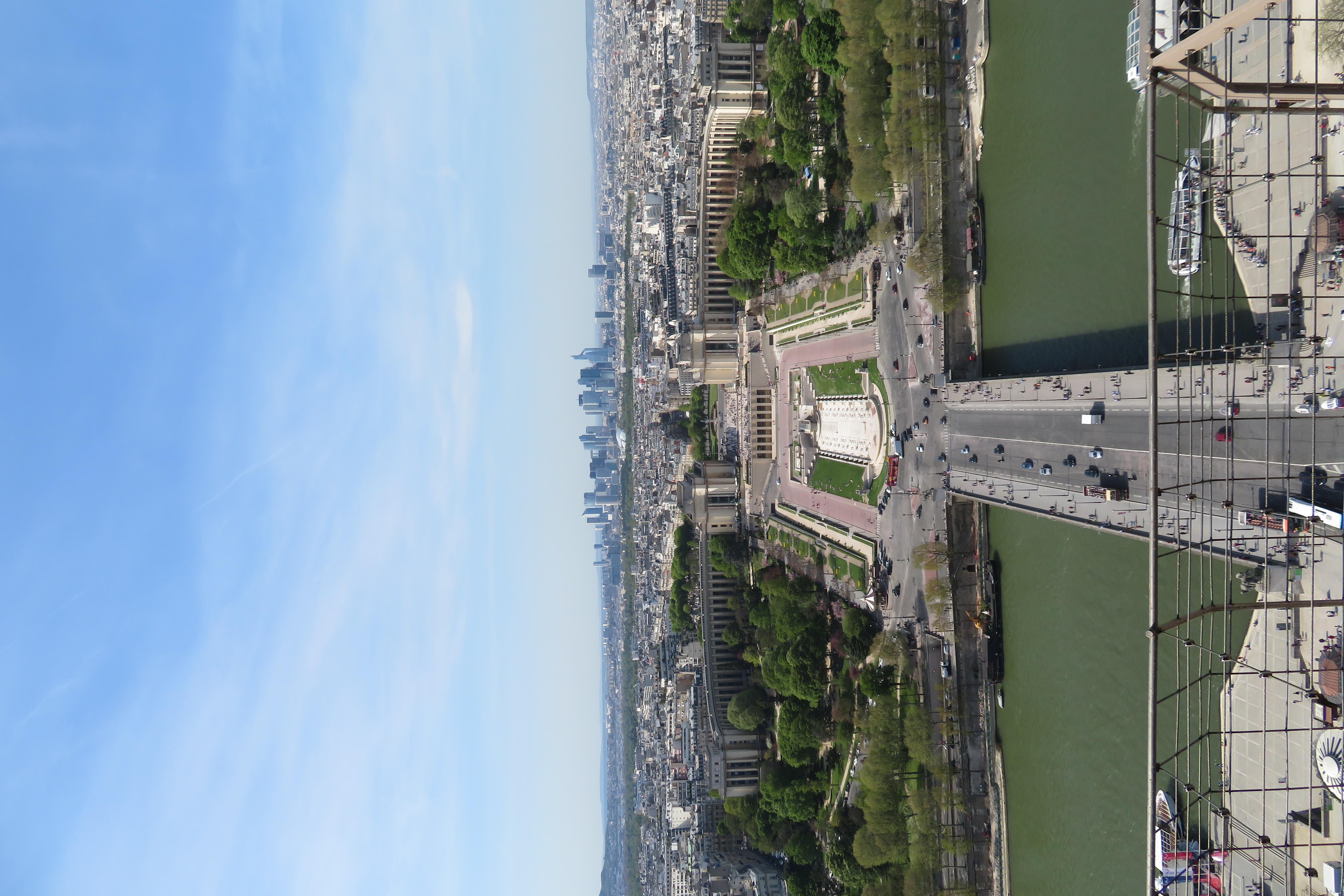 Paris 2018 overview best Trocadero from Eiffel Tower