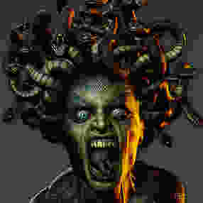 Medusa boiled her kids and seved them to her husband Jason.