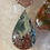 Thumbnail: Strawberry Quartz & Moss Agate Earring