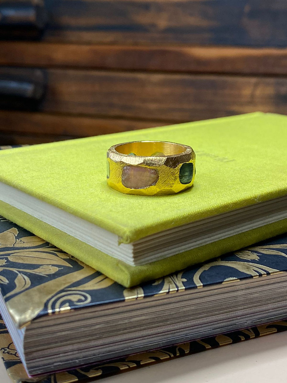 Thumbnail: Sankara Mix Color Tourmaline Gold Plated #1