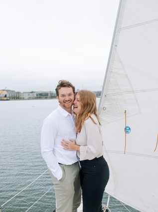 Annapolis Sailboat Engagement | Lizzie & Patrick
