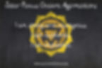 Solar plexus chakra image and solar plexus chakra affirmations