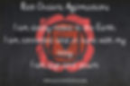 Root chakra image and root chakra affirmations