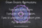 Crown chakra image and crown chakra affirmations