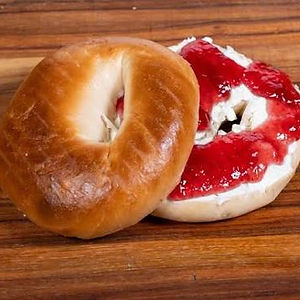 Bagel with Cream Cheese & Jelly