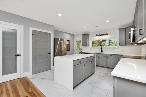 Kitchen renovation Los Angeles countertop and workspace area