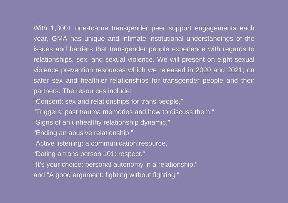 Transgender Safer Sex and Healthy Relationships Resources - GMA