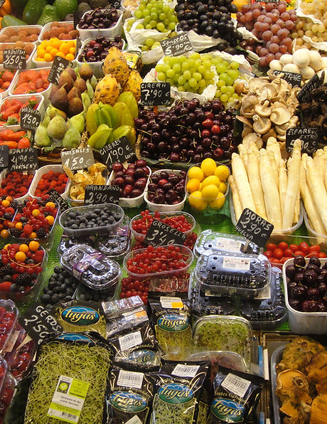 Colorful Market Display