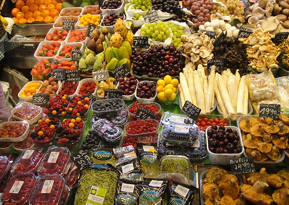 Frutas y hortalizas del Mercado