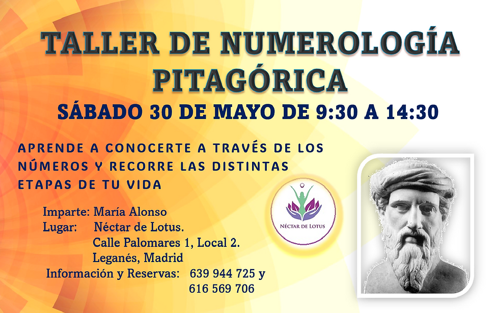 TALLER DE NUMEROLOGÍA PITAGÓRICA
