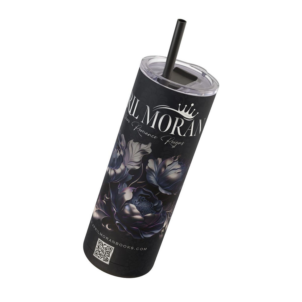 Thumbnail: Author April Moran Logo Tumbler--Maars Maker Skinny Matte Tumbler, 20oz