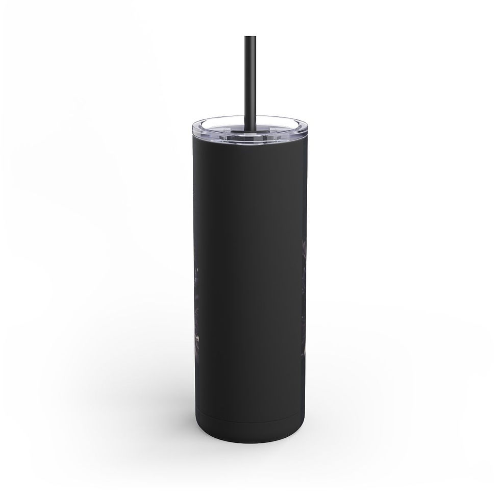 Thumbnail: Author April Moran Logo Tumbler--Maars Maker Skinny Matte Tumbler, 20oz