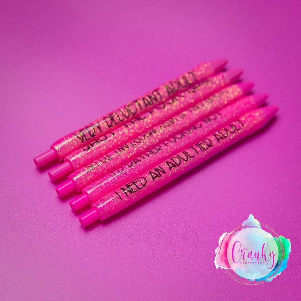 Thumbnail: Sassy Glitter Pen Pink