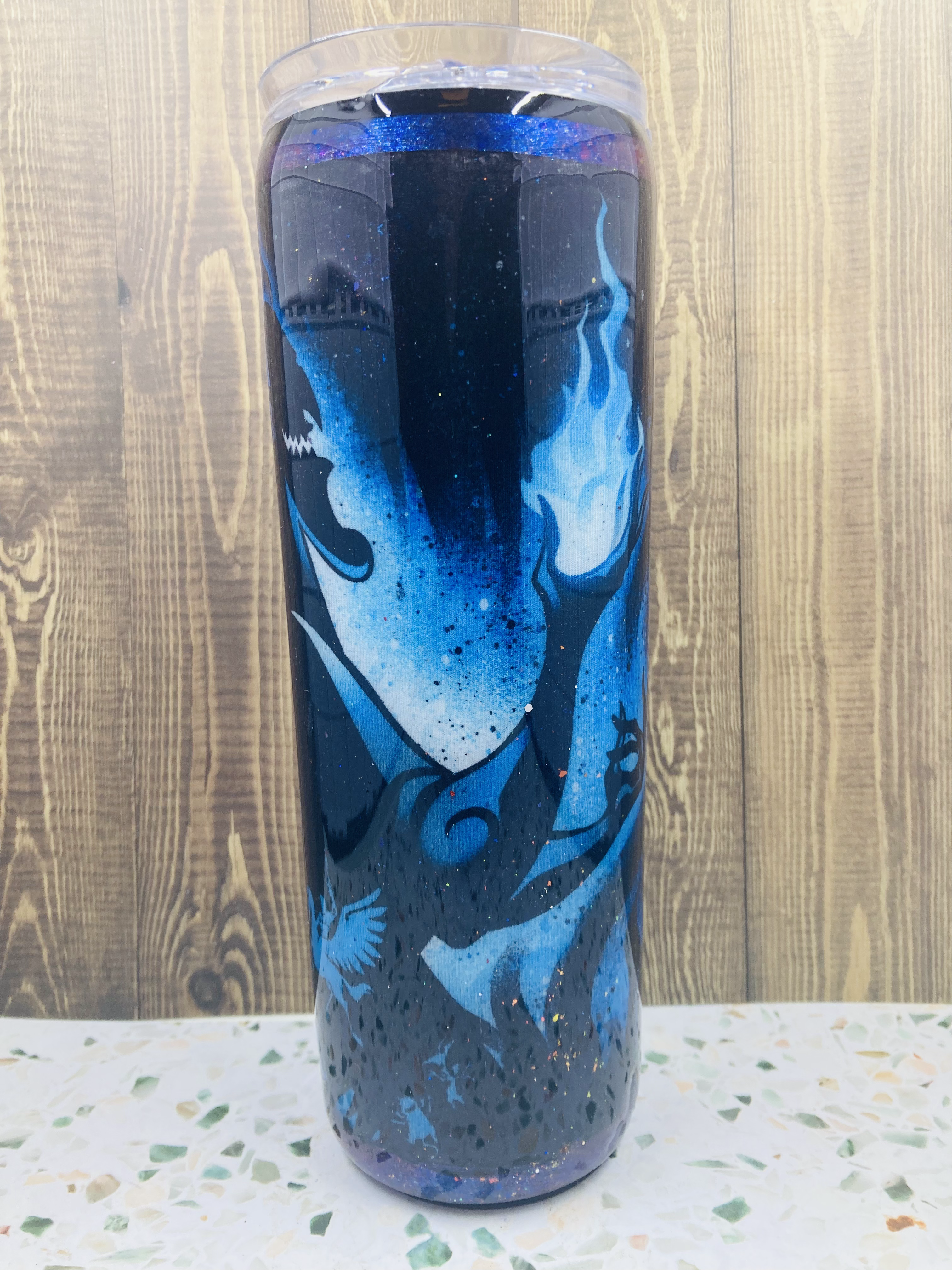20oz Skinny Hades Illumination Print