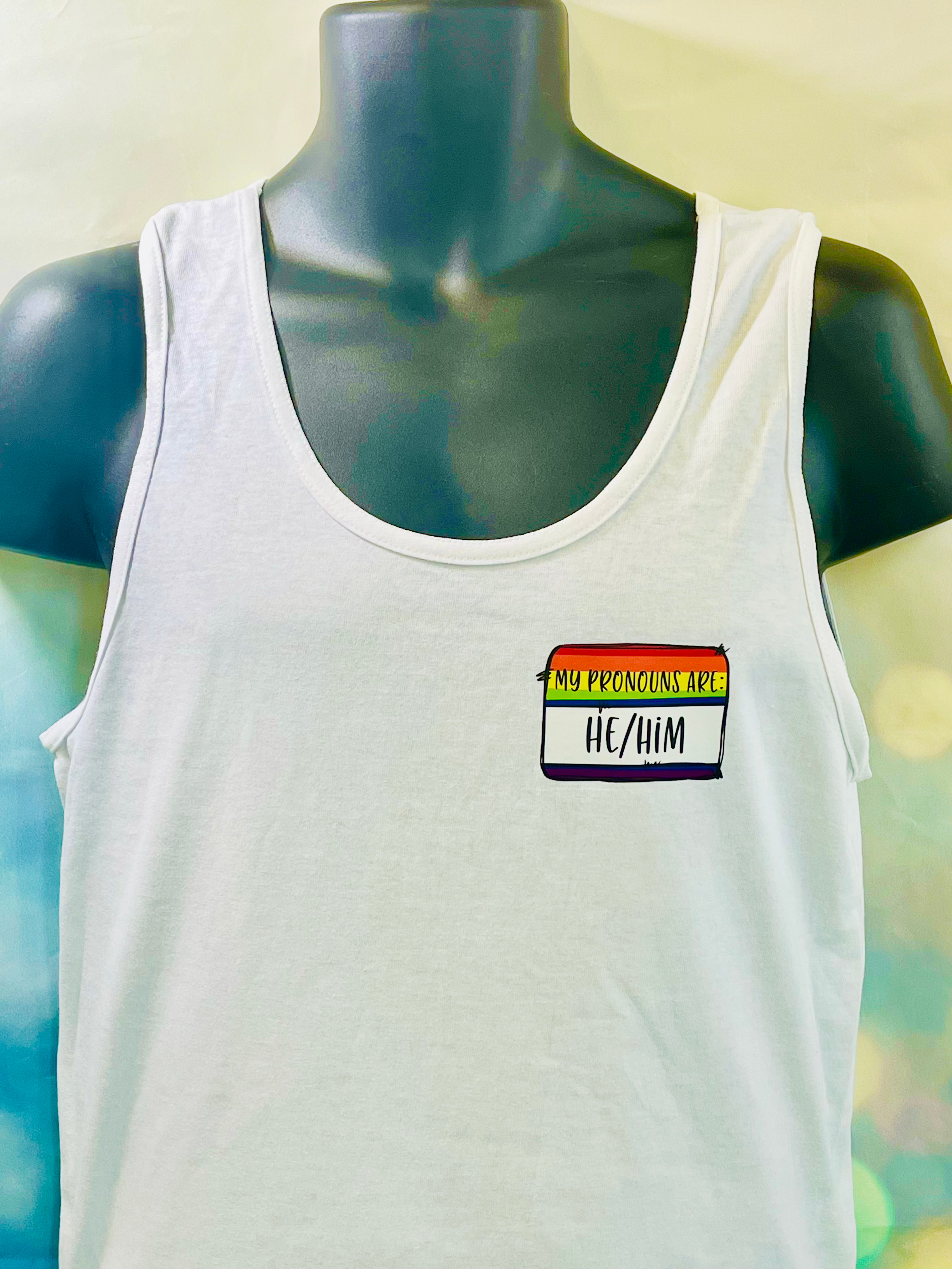 Iron on Pronoun Patches