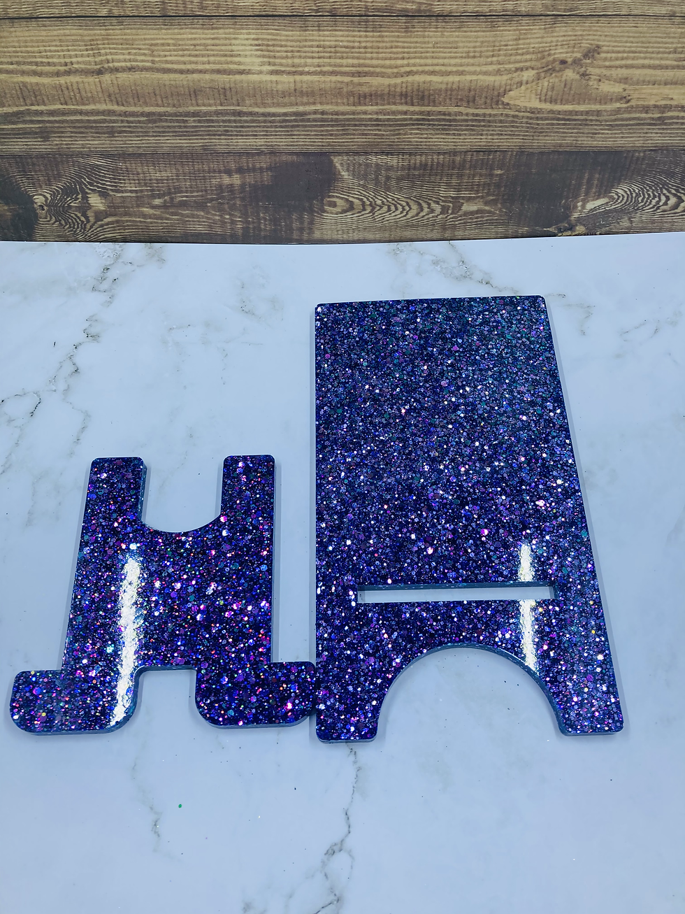 Thumbnail: Purple/Teal Phone Stand