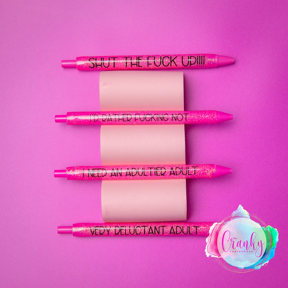 Thumbnail: Sassy Glitter Pen Pink