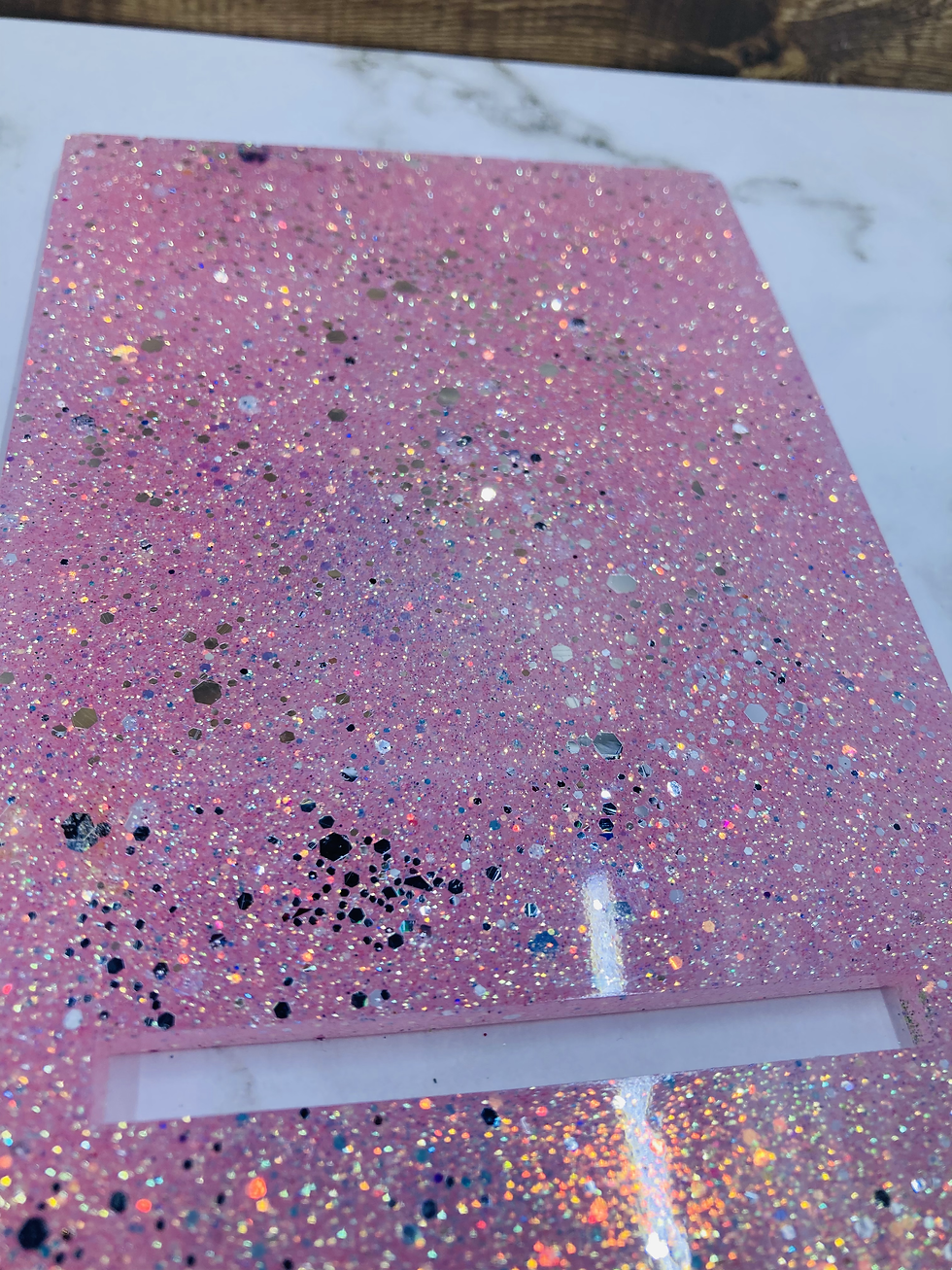 Thumbnail: Pink and Silver Phone Stand
