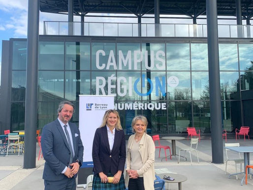 "L’intelligence artificielle, de la crainte à la stratégie" - Interview croisée de la philosophe Gabrielle Halpern et du Bâtonnier de Lyon dans Le Tout Lyon 