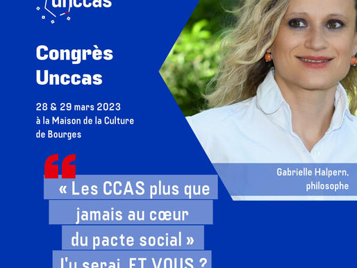 Gabrielle Halpern au Congrès de l'Union Nationale des Centres Communaux d’Action Sociale