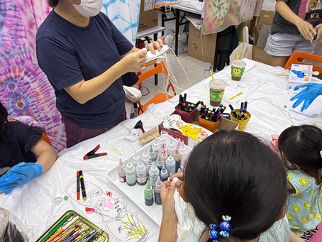 《夏日彩虹小魔法:親手玩轉扎染!🌈👕✨》