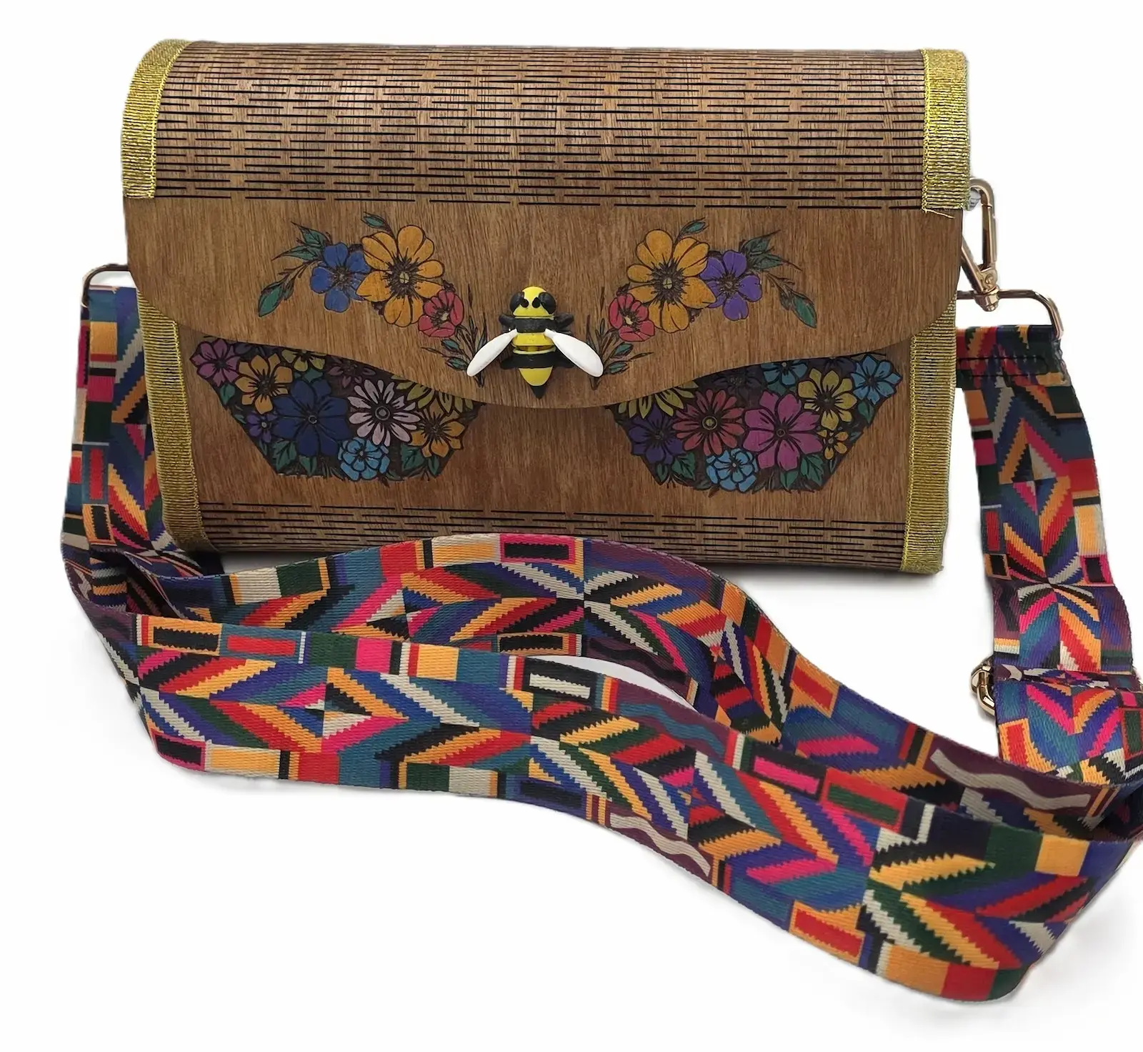 Wooden Handmade Handbag